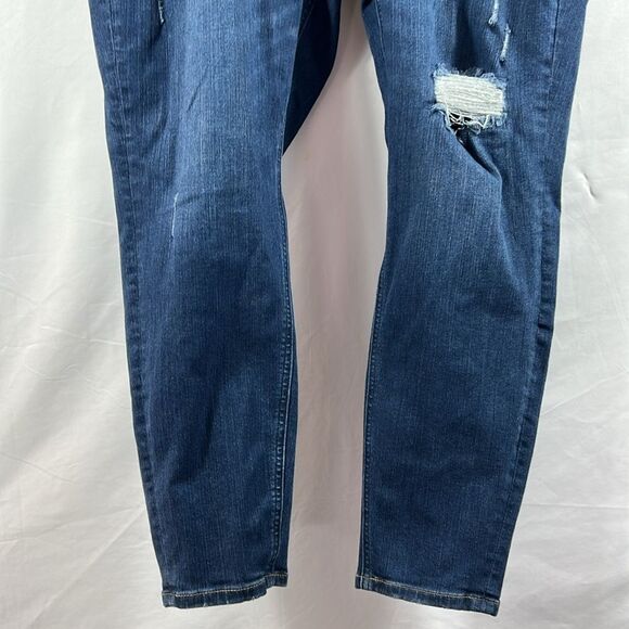 Torrid Womens Bombshell Skinny Distressed Stretch Jeans 0605 - Picture 3 of 14